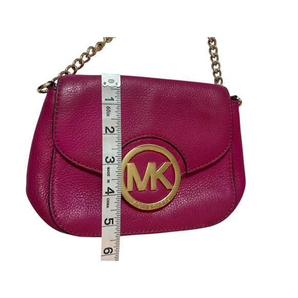 Michael Kors Fulton Small Crossbody Bag - Magenta - Picture 6 of 6